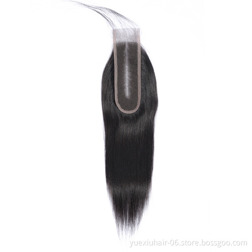 Brazilian Virgin Human Hair Silky Straight 2x6 Lace Closure